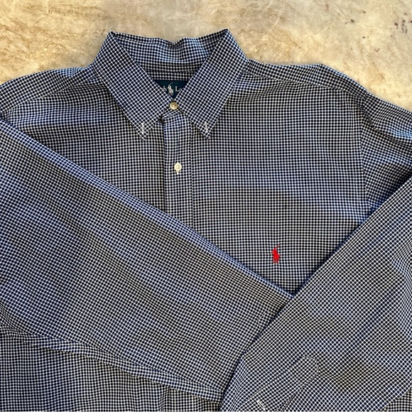 XXL Ralph Lauren many and white long sleeve button down. Perfect condition. - Picture 10 of 10